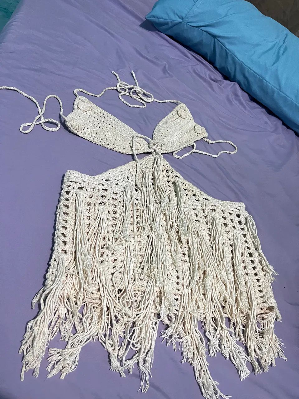 Vendo saída de crochê  - Foto 2