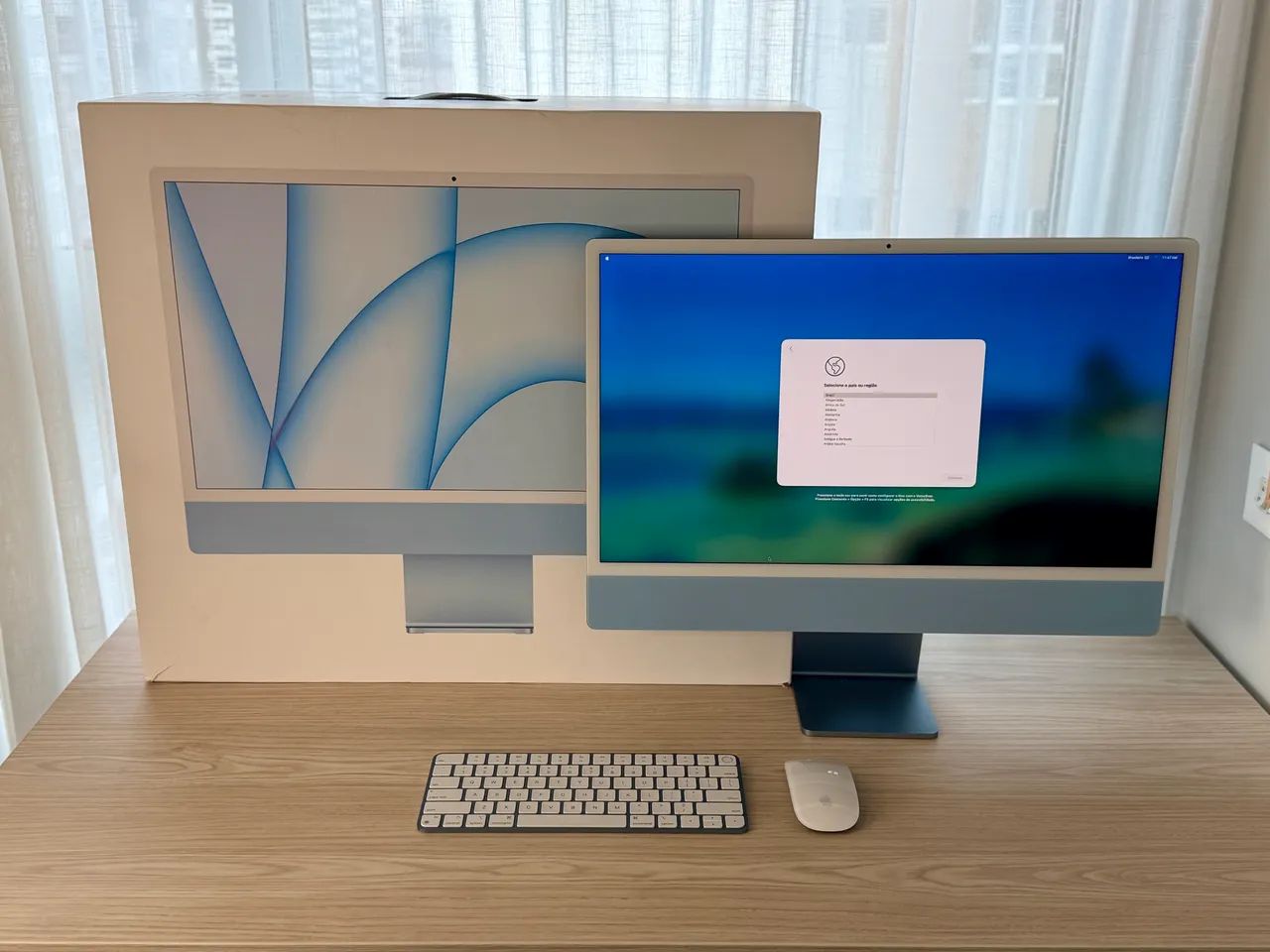 iMac 24 Polegadas 2021 M1 8GB 256SSD - Seminovo - Computadores e