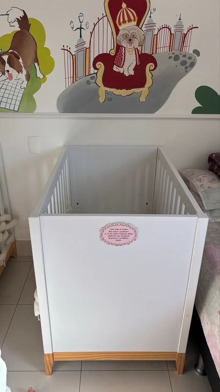 Dois Berços Amor Perfeito com Colchões - Ótimos para Quarto de Gêmeos - Foto 5
