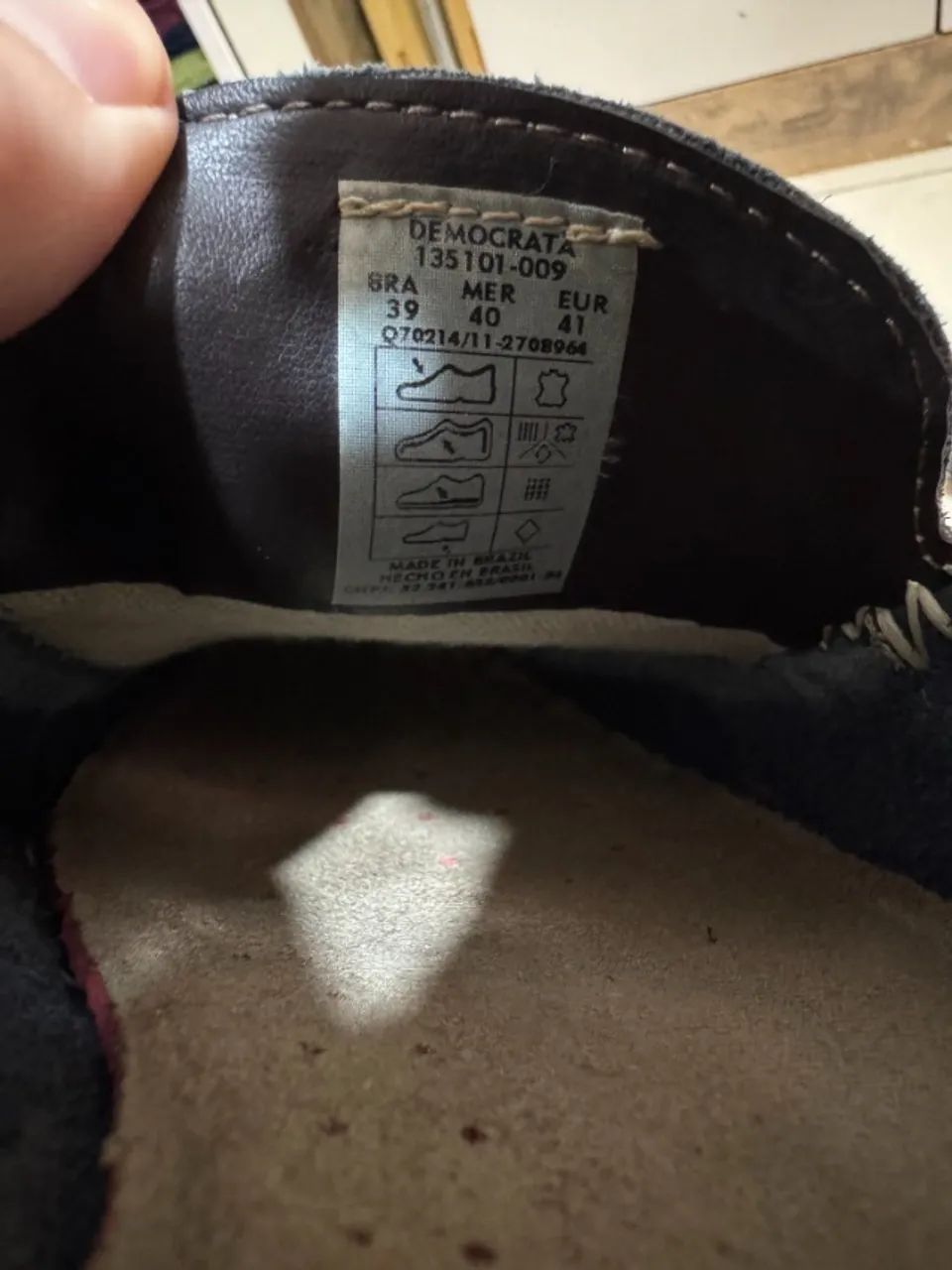 Mocassim Democrata Azul Tamanho 39 - Foto 3