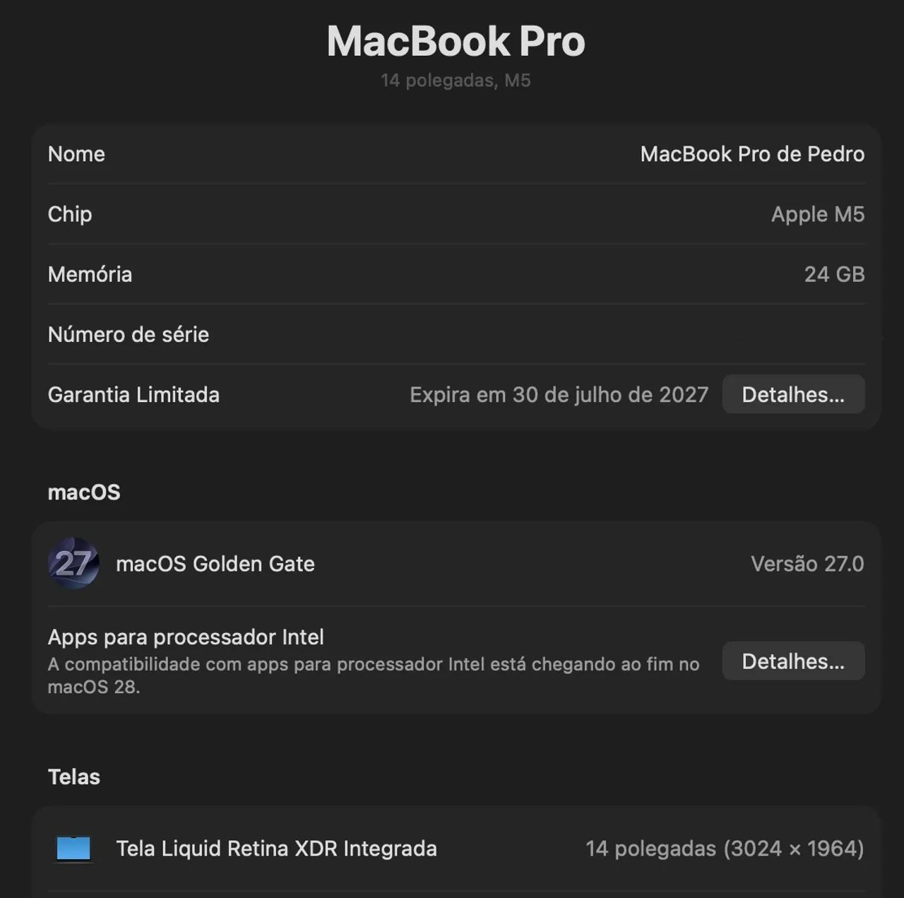 MacBook Pro M5 14 24GB - GARANTIA - Foto 5