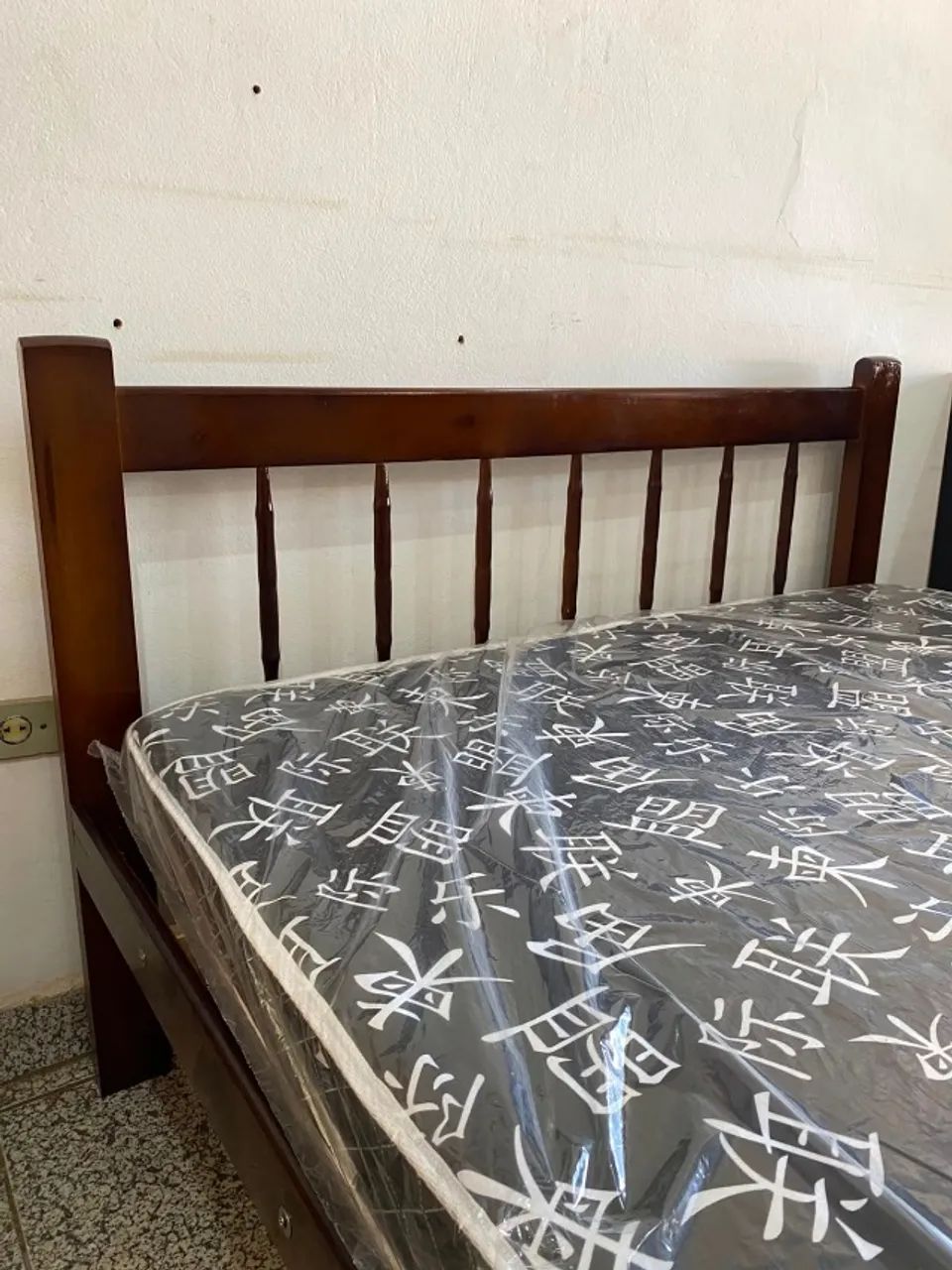 Cama de Casal de Madeira Rubin Nova , Entrego  - Foto 5