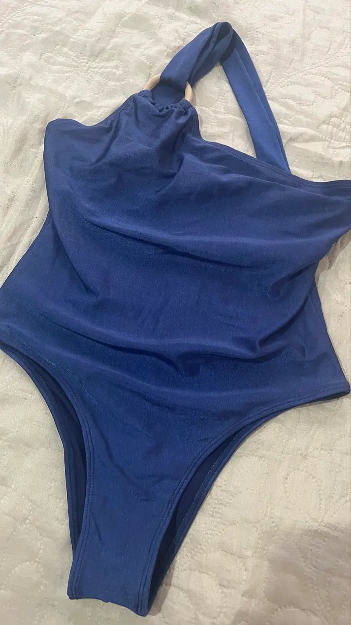 Body acetinado azul* - Foto 3