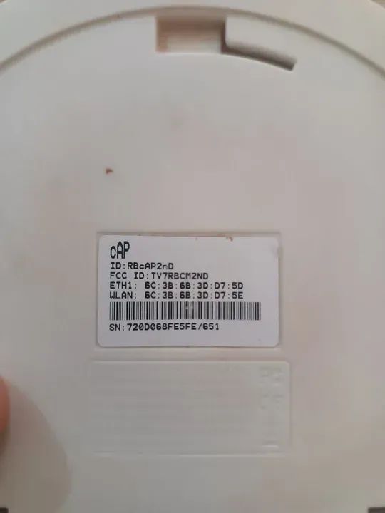 Acces Point Mikrotik Routerboard Cap Rbcap2Nd Celling(Teto) Ap Poe L4 - Foto 3