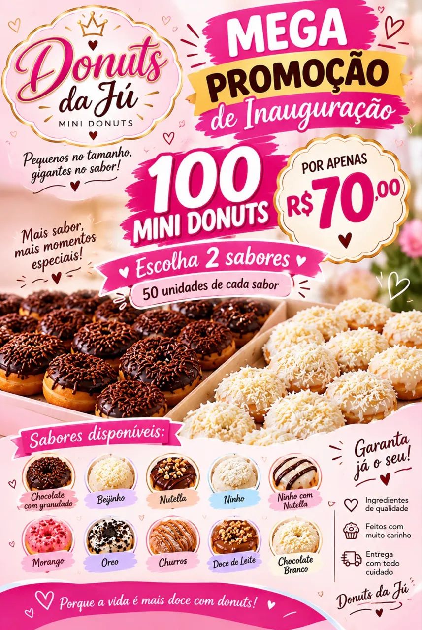 Mini donuts da Ju.  - Foto 4