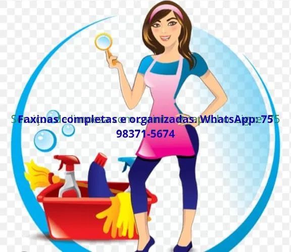 Faxineira e diarista disponível. 