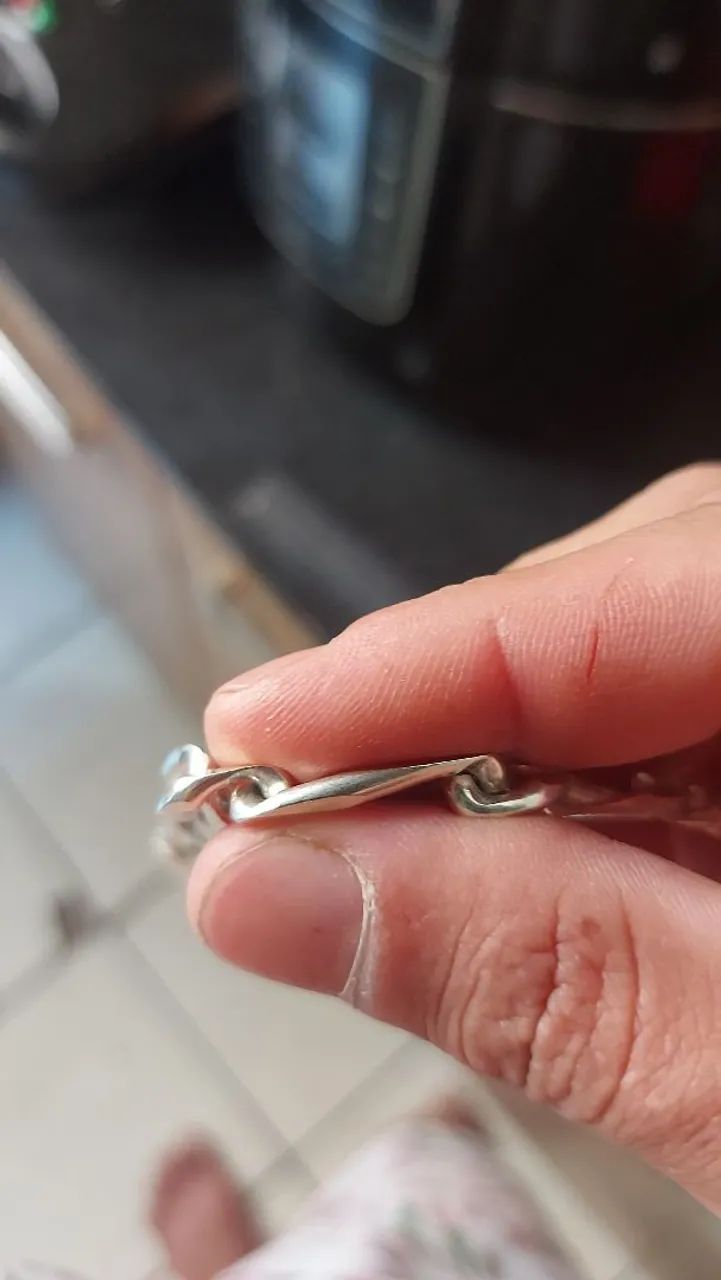 Pulseira de prata 925 - Foto 4