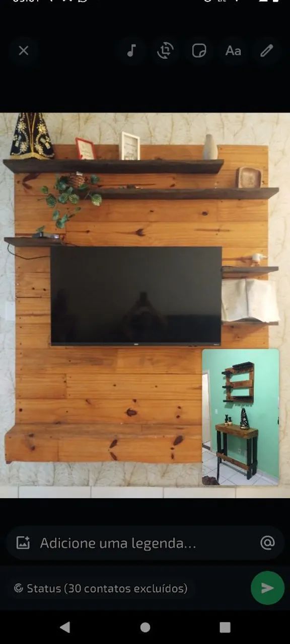 Painel para tv e bar com aparador - Foto 2