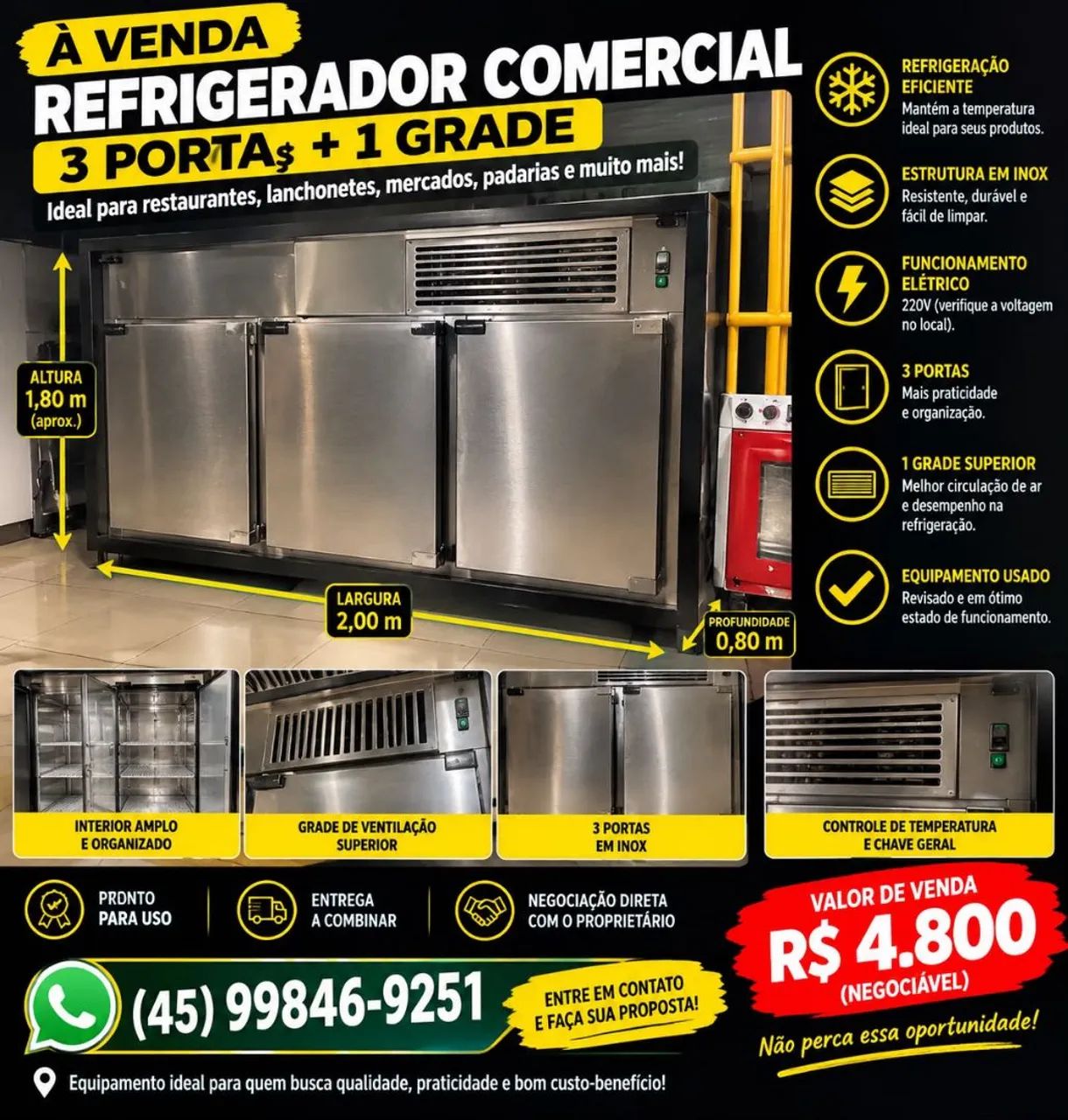 Equipamentos para comércio 