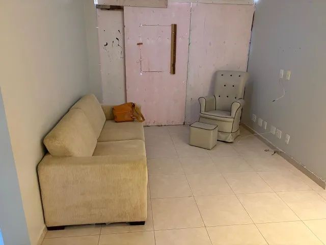 Poltrona de balanço (amamentação) com puff - Foto 2