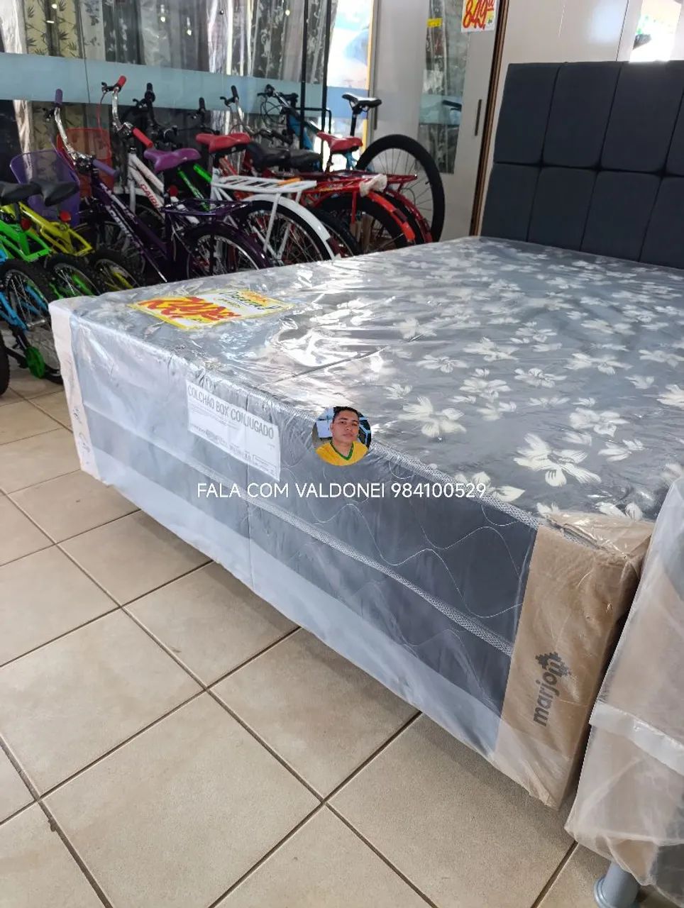 CAMA BOX CASAL ESPUMA D28?CHAMA NO WHATSAPP *29? - Foto 3