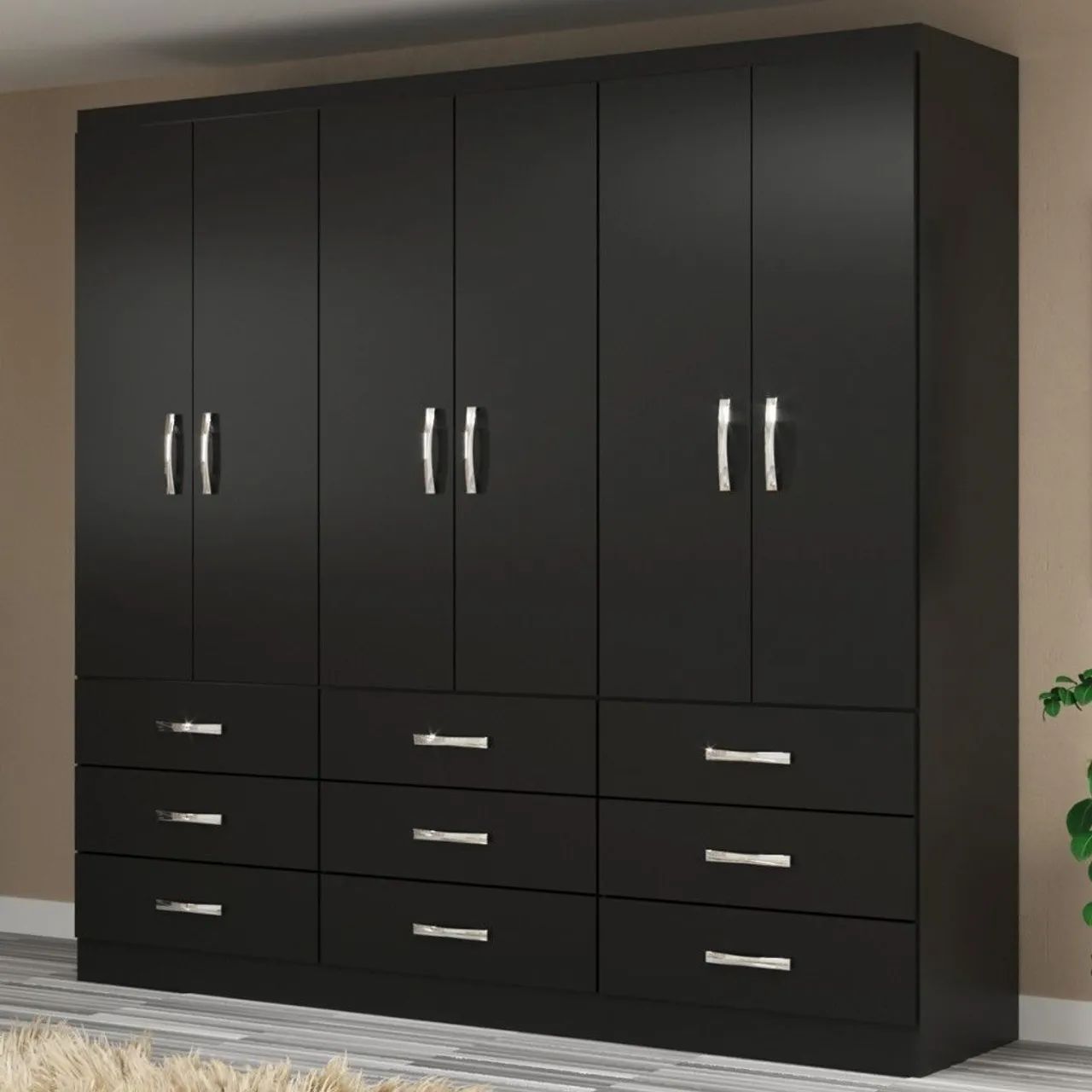 Guarda roupa Bergamo 6 portas - Foto 3