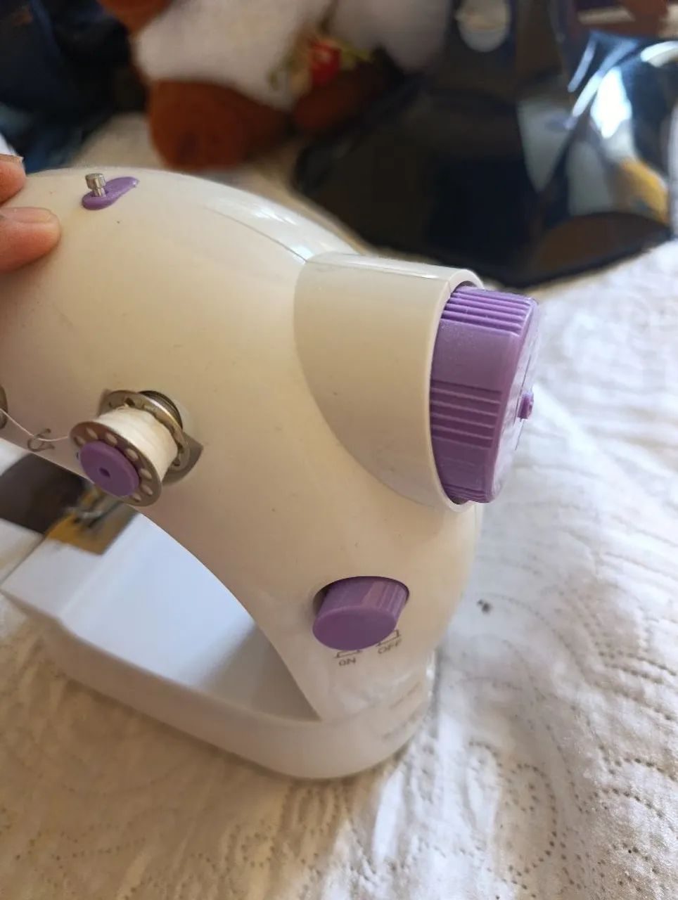 Mini máquina de custura portátil - Foto 3