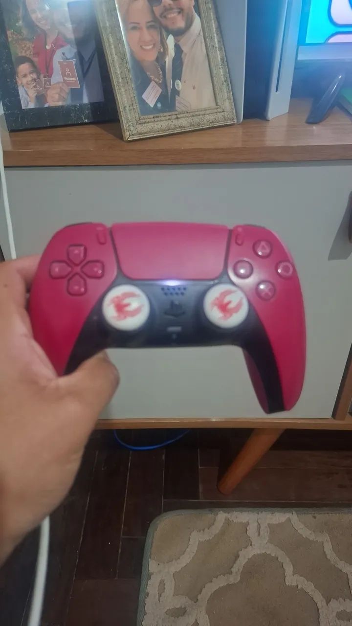 Manete ps5 vermelha 