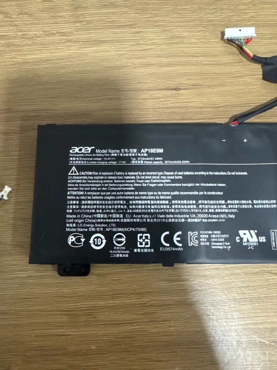 Bateria notebook acer nitro 5