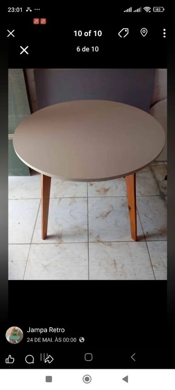 Mesas retro para sala ou cozinha  - Foto 2
