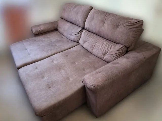 Vendo Sofá Cama Retrátil e Reclinável  - Foto 2