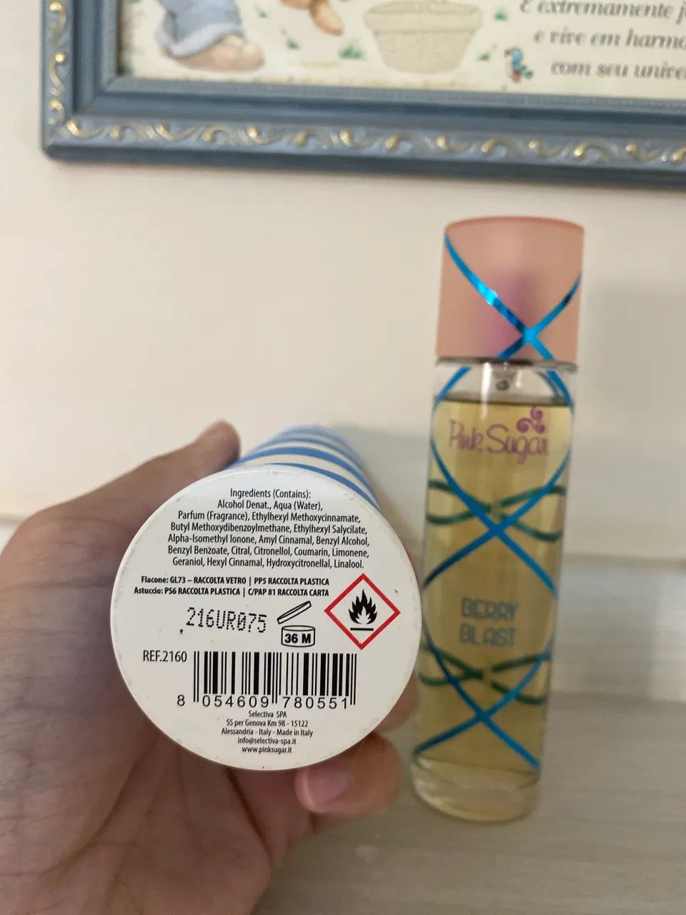 Pink Sugar Berry Blast Aquolina, Frasco de 100ml praticamente cheio. - Foto 2