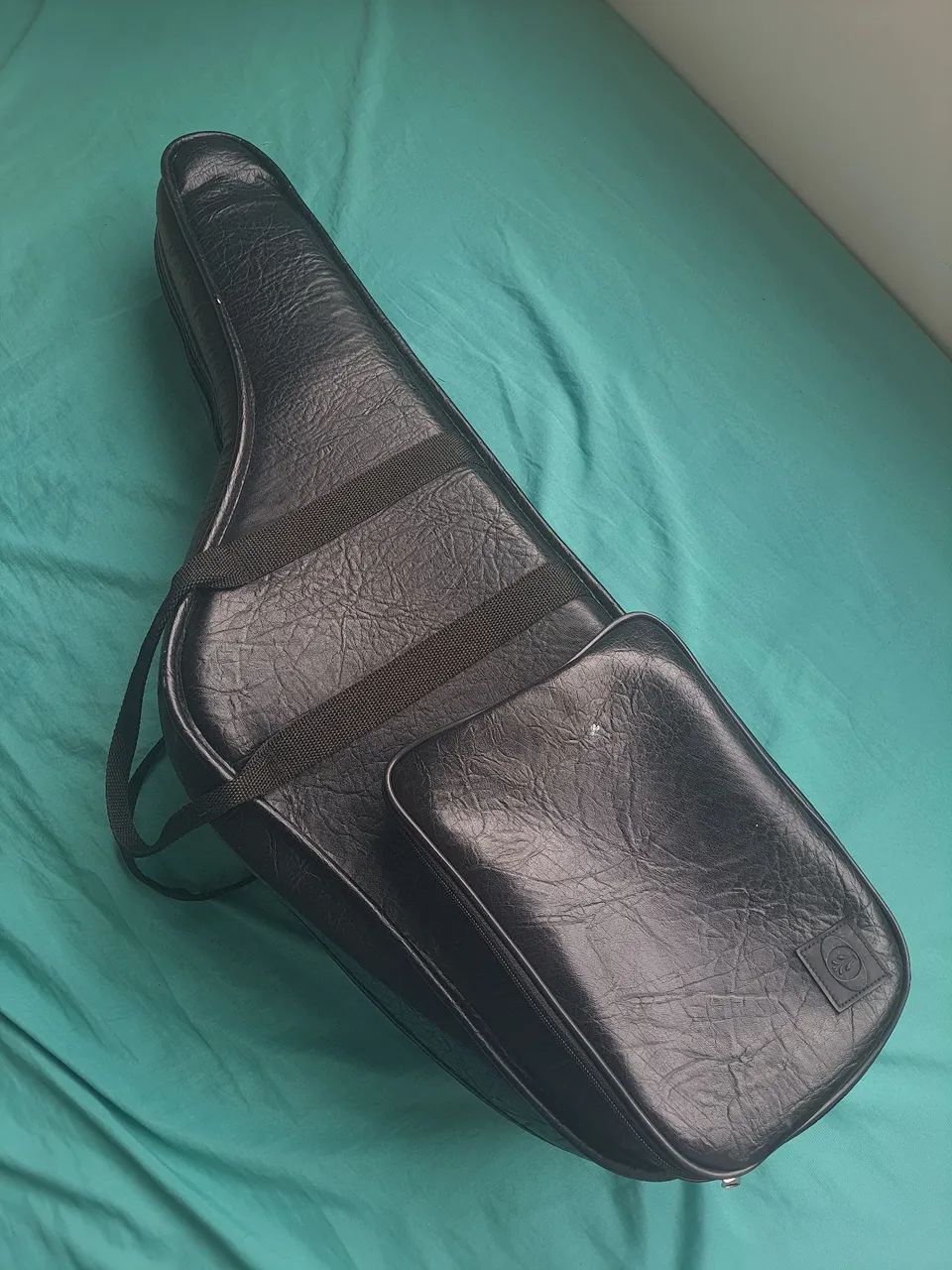 Case couro legítimo sax tenor
