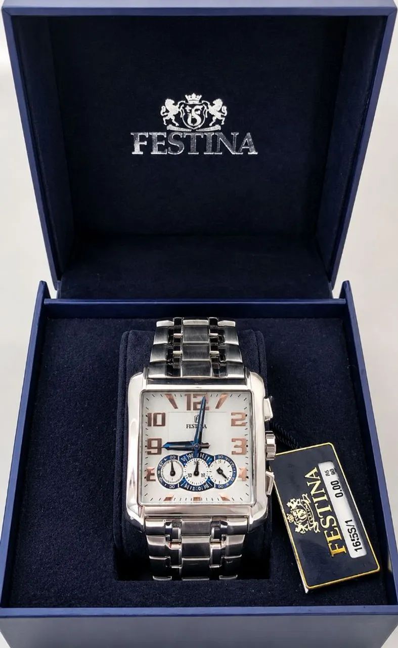 Relógio Festina F16355/1 (Caixa Quadrada) - Foto 2