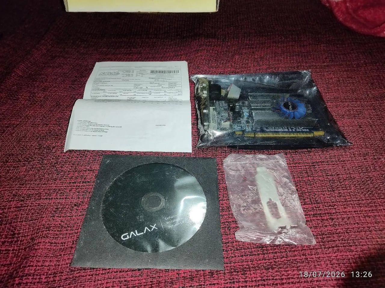 Placa de vídeo GT730 1gb DDR3