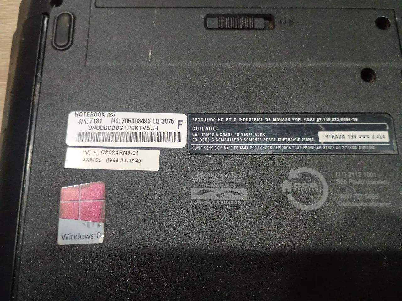 Notebook CCE info Win retirar peças  - Foto 5