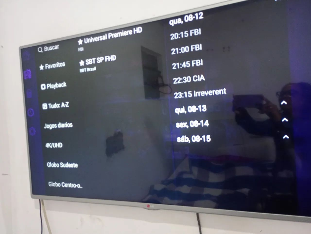 TV 48 POLEGADAS, NÃO E SMART, FUNCIONA COM O APARELHO TV BOX. MARCA LG. - Foto 5