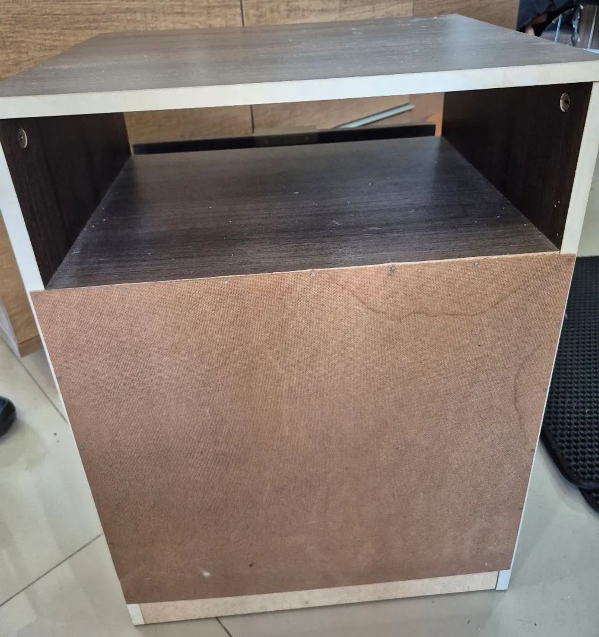 Mesa de Cabeceira Bartira Versatti com 2 Gavetas - Foto 5