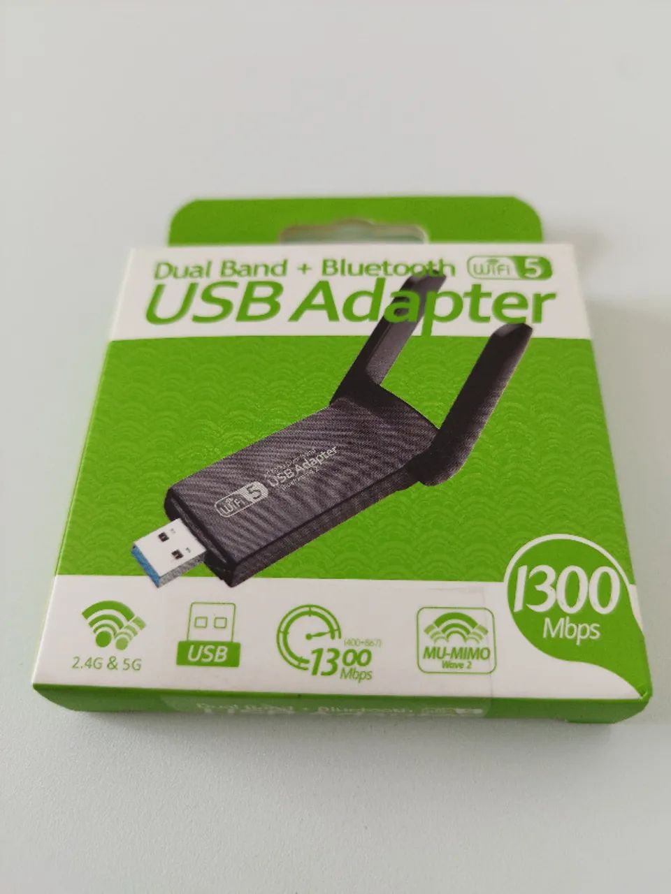 Adaptador WiFi 5GHz e Bluetooth 4.2