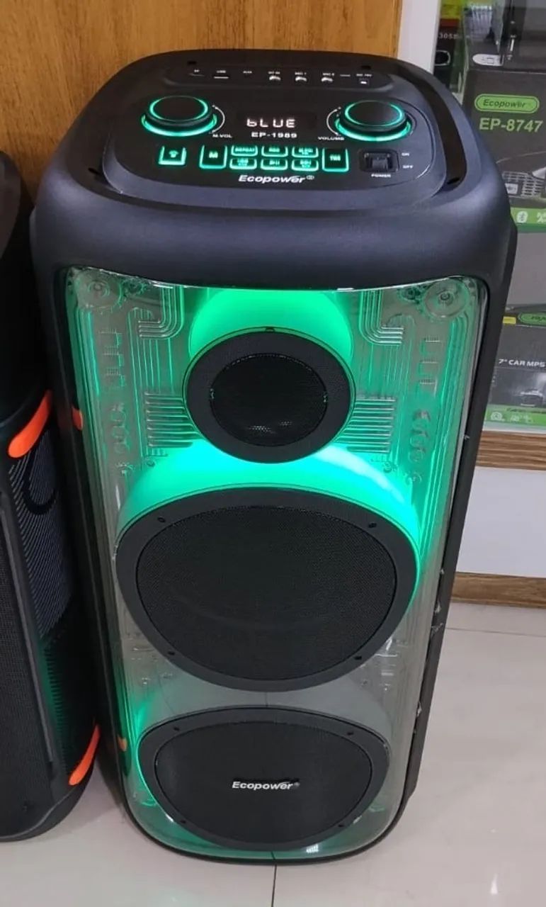 Caixa de som Ecopower EP-1989 10" 150W 