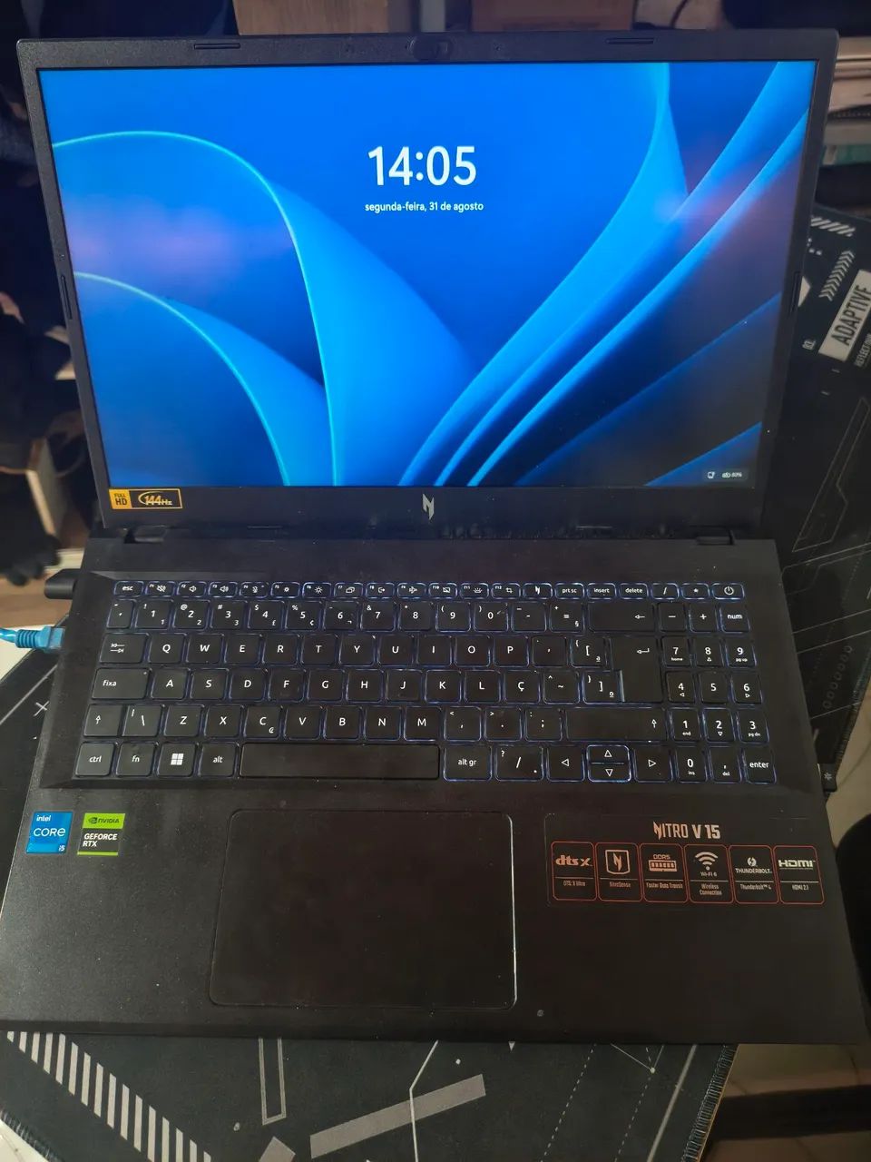 Notebook Gamer Rtx4050 Acer Nitro v15 - Foto 5