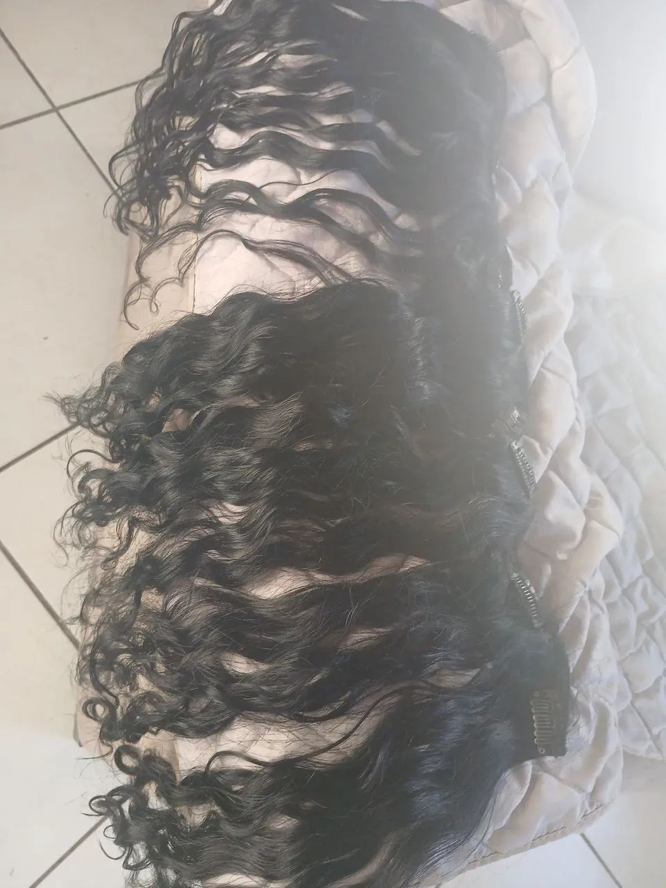 Cabelo humano ondulado preto - Foto 4