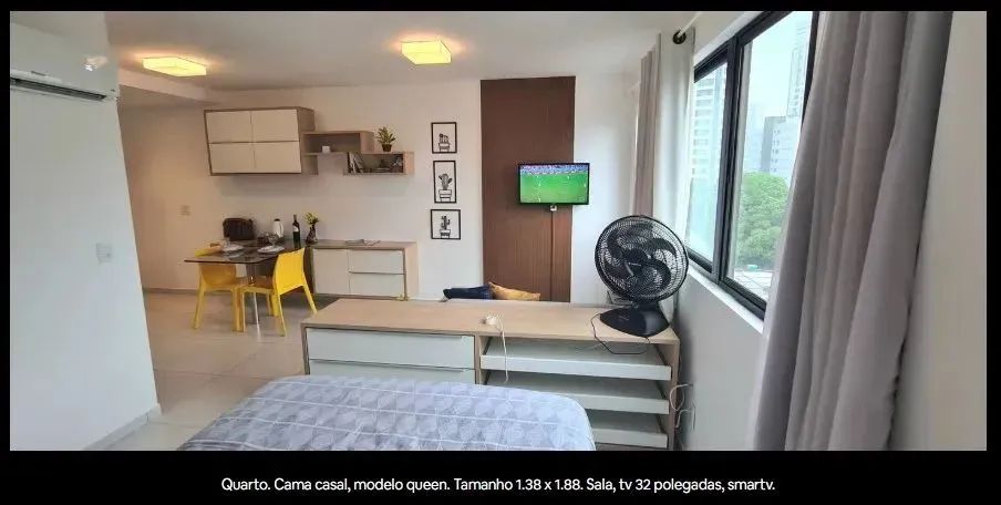 Flat Alugo Mobiliado nos Aflitos - Foto 8