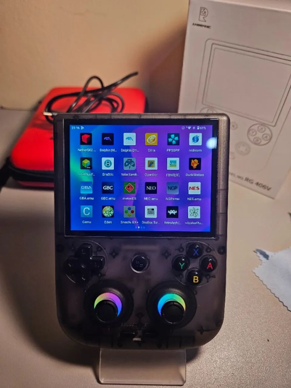 Videogame Portátil Anbernic RG406V e SD de 128gb - Emulador de Diversos Consoles - Foto 2