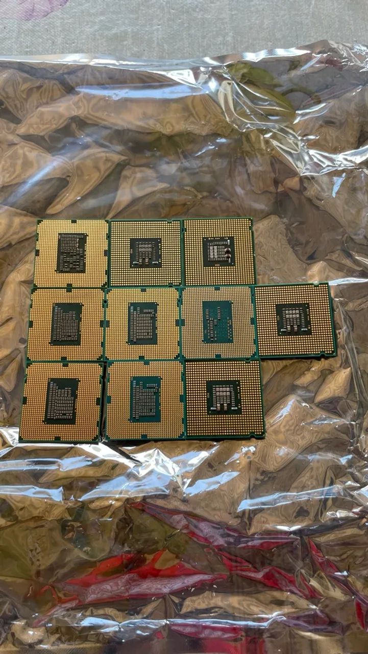 Lote com 9 Processadores Intel de Retirada - Foto 2