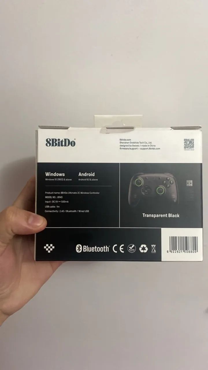 Controle Gamer 8BitDo Ultimate 2C Wireless Hall Effect Bluetooth 2.4G Para PC e Android Pr - Foto 3