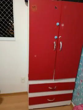 Vendo guarda-roupa e cômoda infantil 
