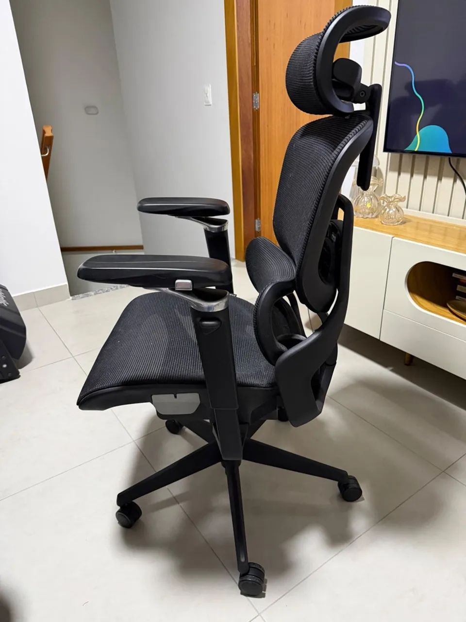CADEIRA ERGONÔMICA ELEMENTS ANIARA ? PRETA - Foto 2