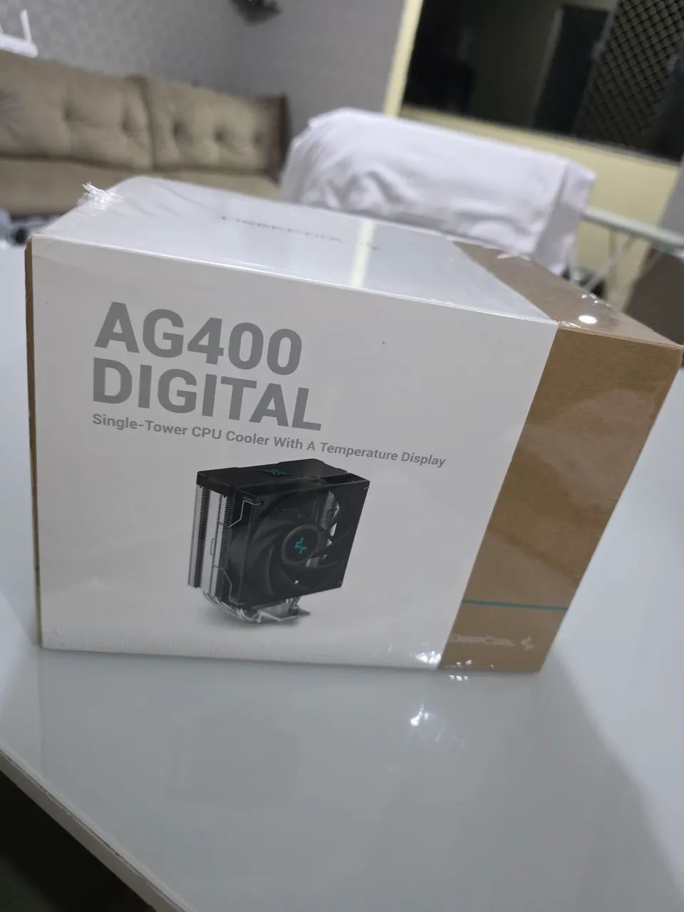 Cooler para processador Deepcool AG400 Com Digital Temperatura, 120mm, Intel-AMD