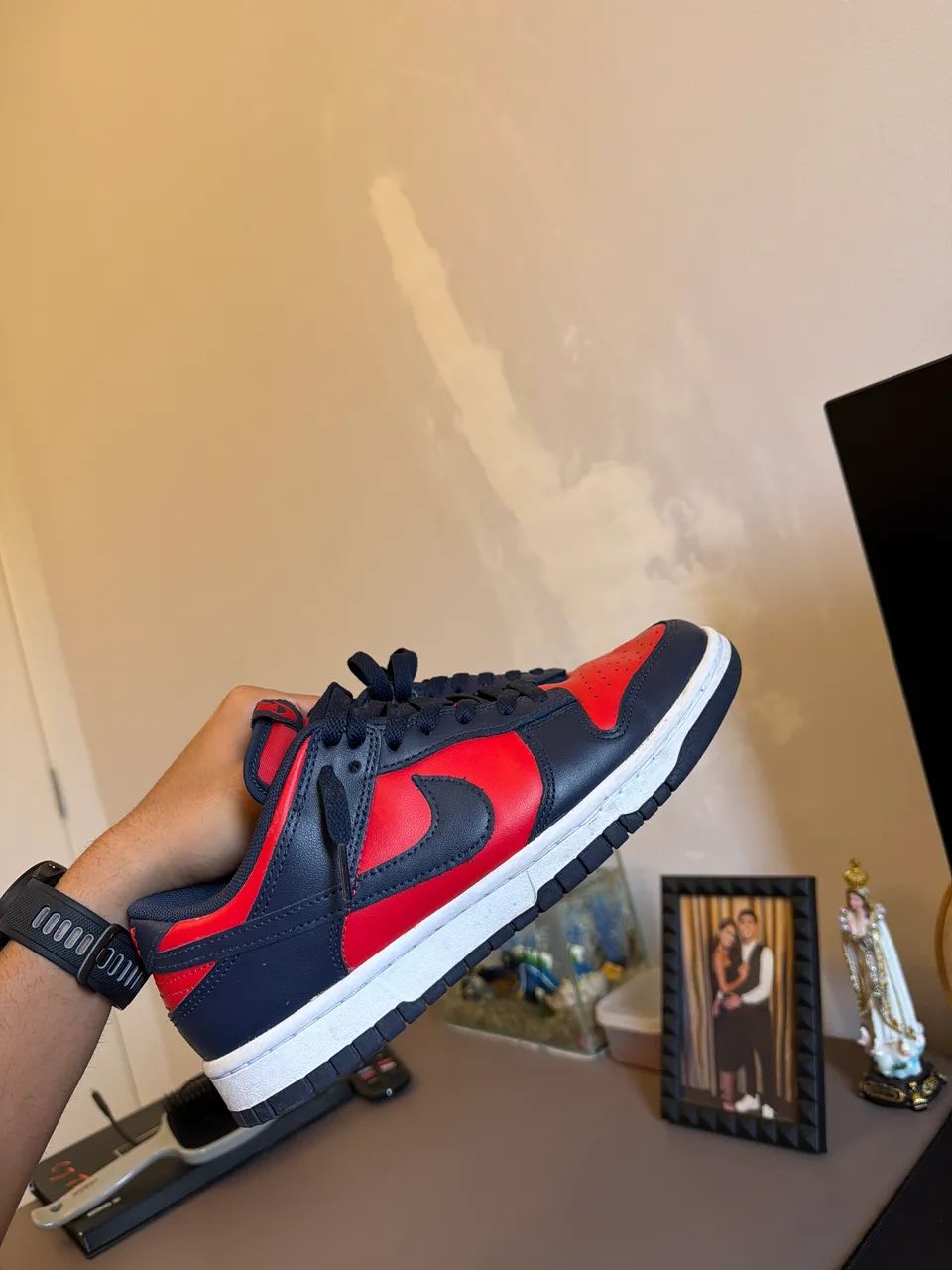Dunk Low Navy Red 39BR - Foto 2
