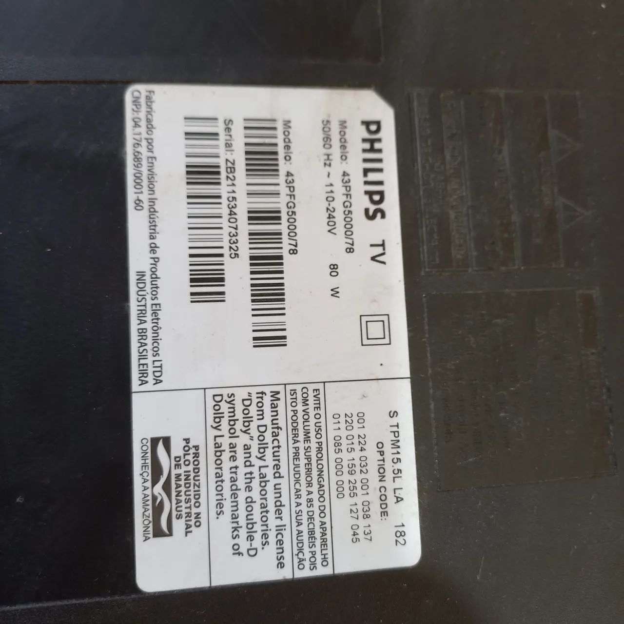 Tv philips 43 polegadas não é smart  - Foto 5