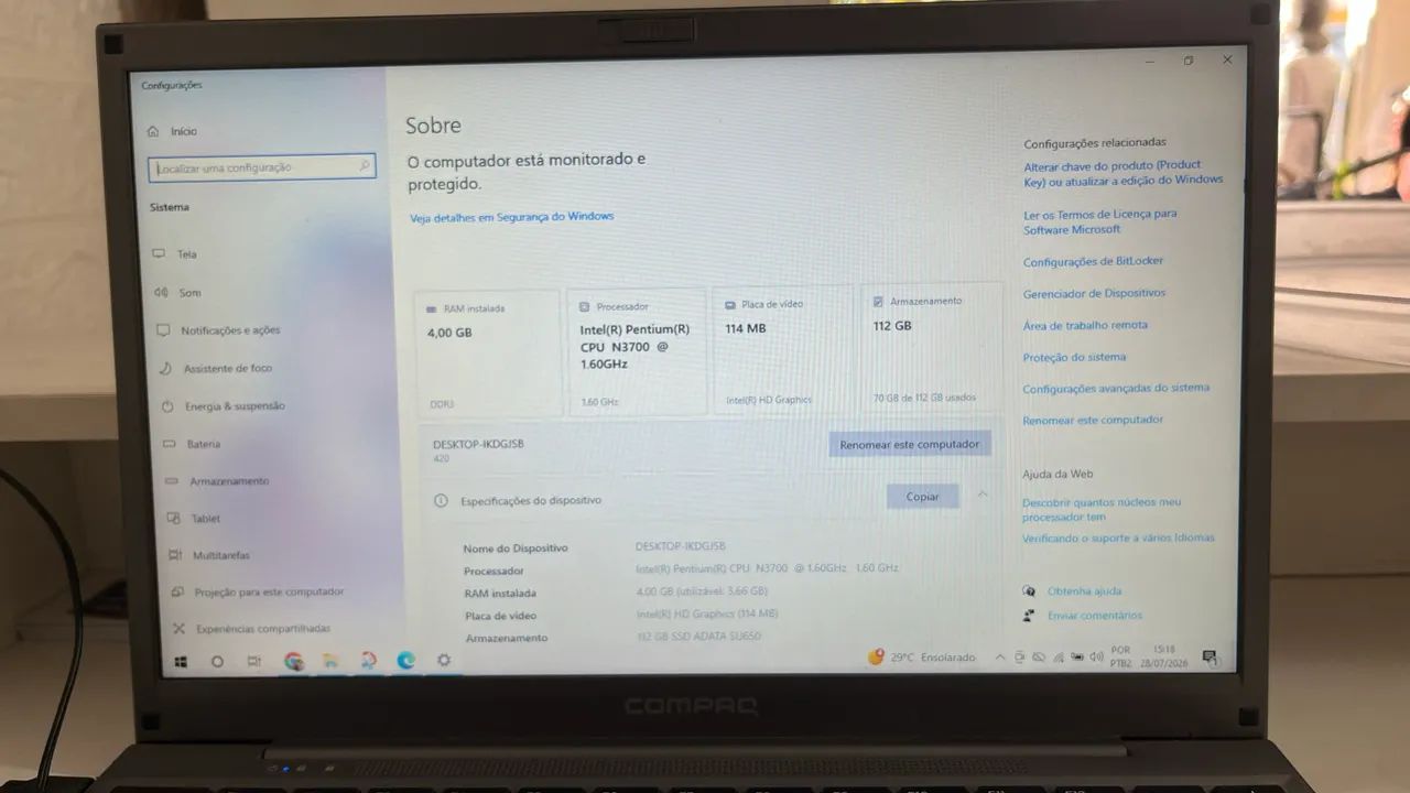 Notebook Compaq Presario 420