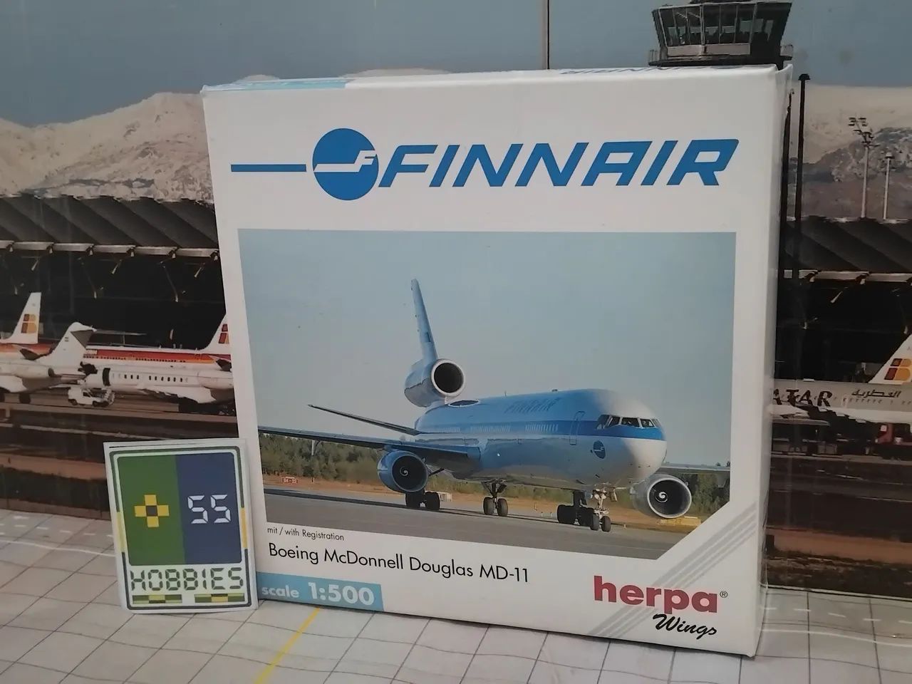 Miniatura Avião Herpa Wings 1/500 Finnair MD-11 - Hobbies e