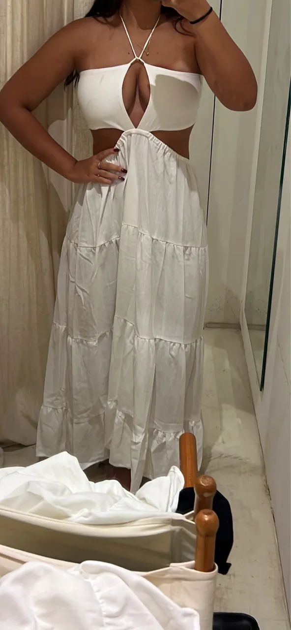 Vestido Longo Branco - Foto 2