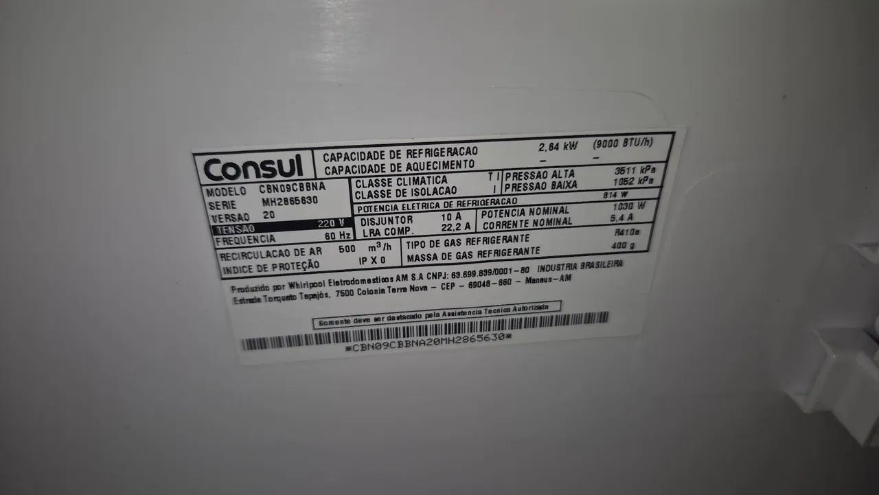 Evaporado consul 9.000 btus - Foto 5