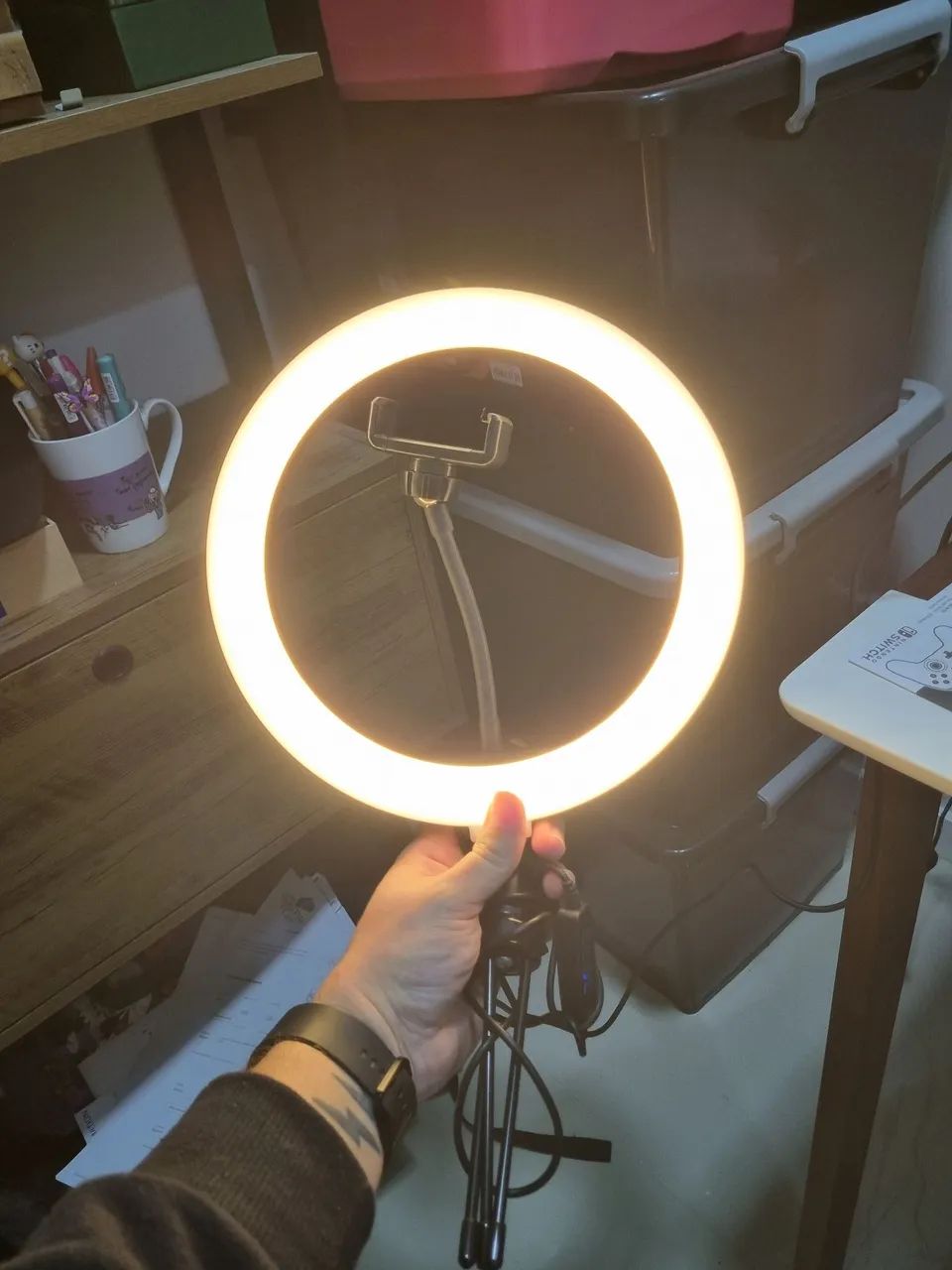Ring light 26cm para celular - Foto 3
