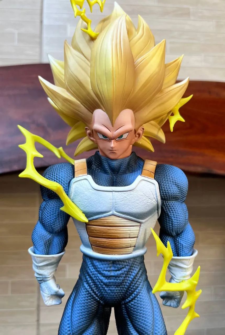 Action Figure Dragon Ball - Vegeta SJJ 3 33cm Com Effects - Foto 5