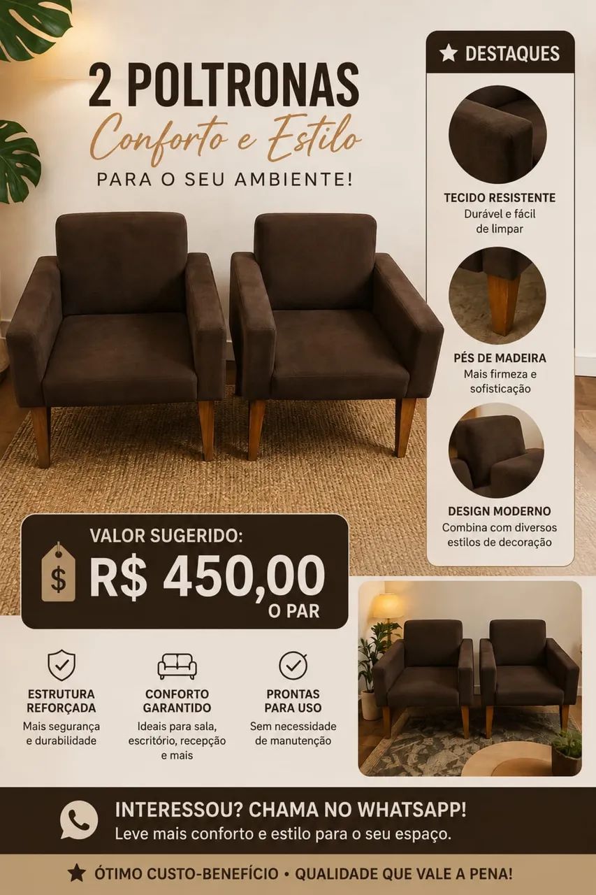 2 poltronas  - Foto 2