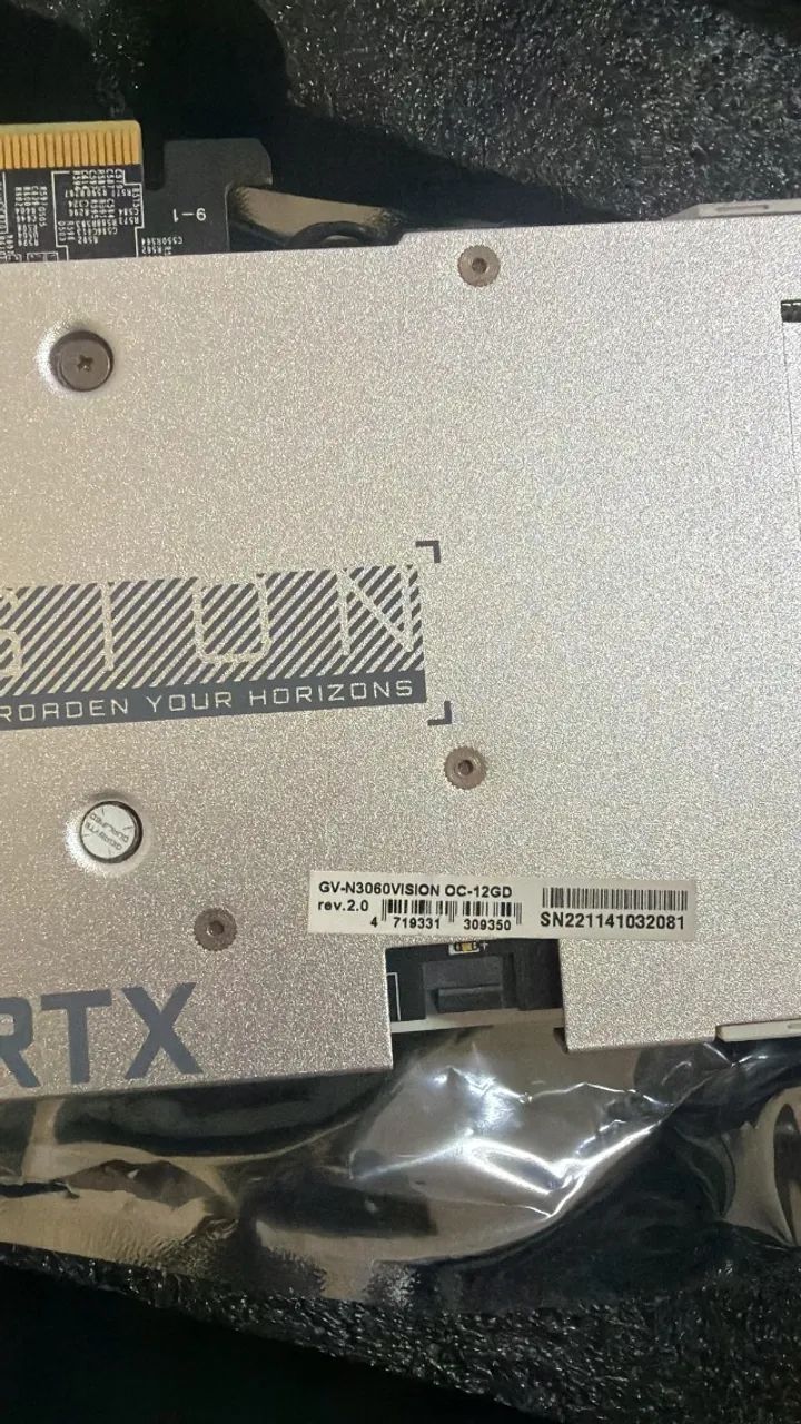PLACA DE VIDEO RTX 3060 12GB VISION - Foto 5