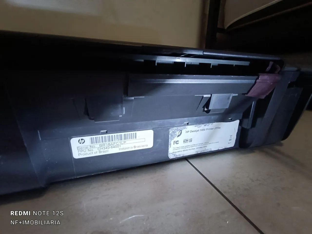 Impressora HP Deskjet 1000 completa - Foto 5